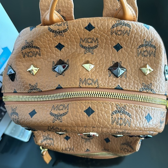 MCM Stark Studded Visetos Backpack - Picture 6 of 16